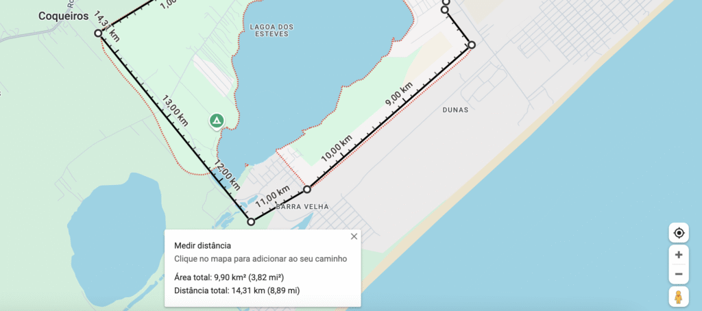 Medição de Terrenos no Google Maps